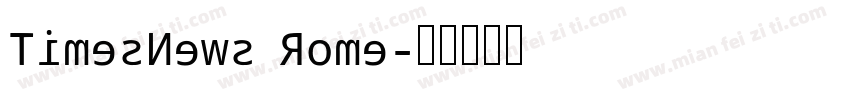 TimesNews Rome字体转换